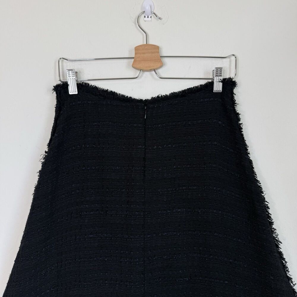 Proenza Schouler Size 8 Womens Tweed Woven A Line Asymmetric Midi Skirt Career - Picture 6 of 16